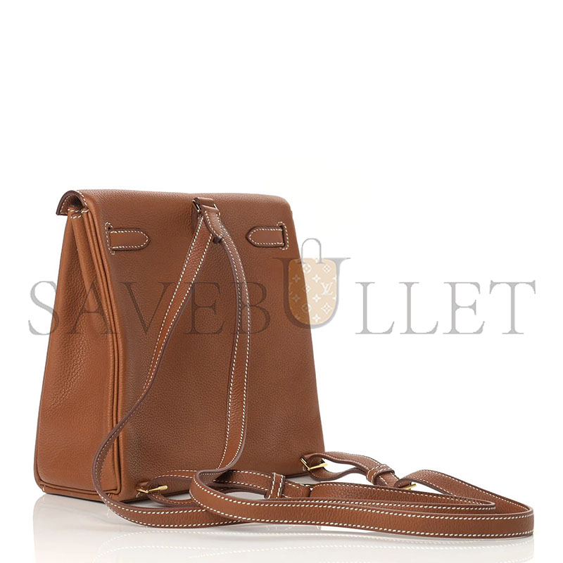 H**mes MASTER HANDBAGS KELLY ADO 37 BACKPACK GOLD KYADO2237TGGP (22*21*9cm)